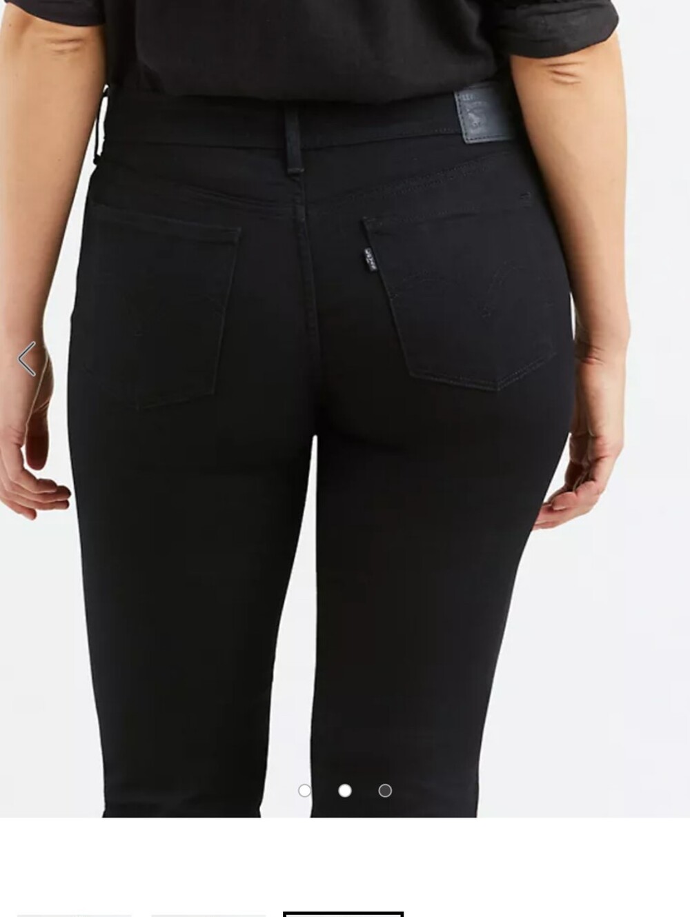 Levi's 505 Black Straight-Leg Women's Jeans New Without Tags Size 27